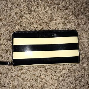 Kate Spade striped wallet.